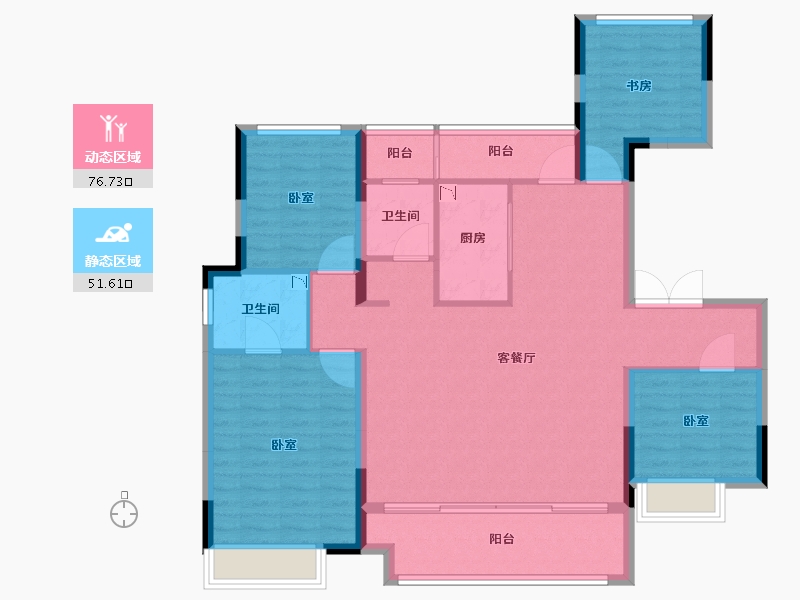 河南省-开封市-北大资源紫境府-116.00-户型库-动静分区