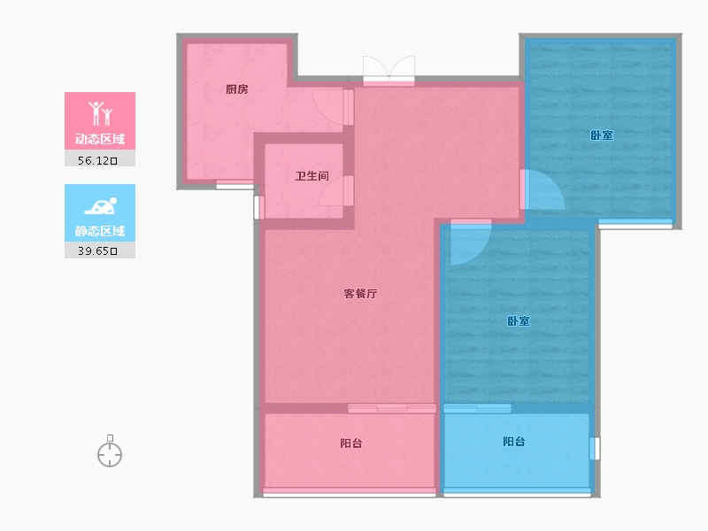 河南省-安阳市-宜居畅苑-85.30-户型库-动静分区