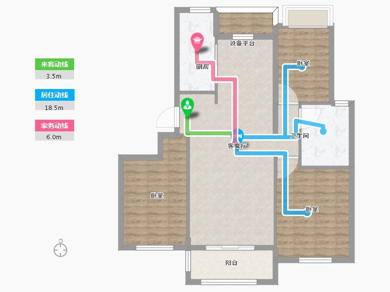 山东省-烟台市-侯至府-93.01-户型库-动静线