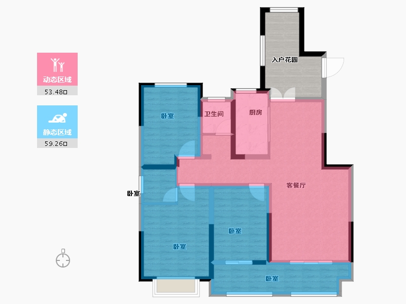 河南省-安阳市-中圣龙栖湾-112.00-户型库-动静分区