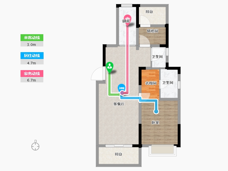 安徽省-合肥市-高速时代御府-82.00-户型库-动静线