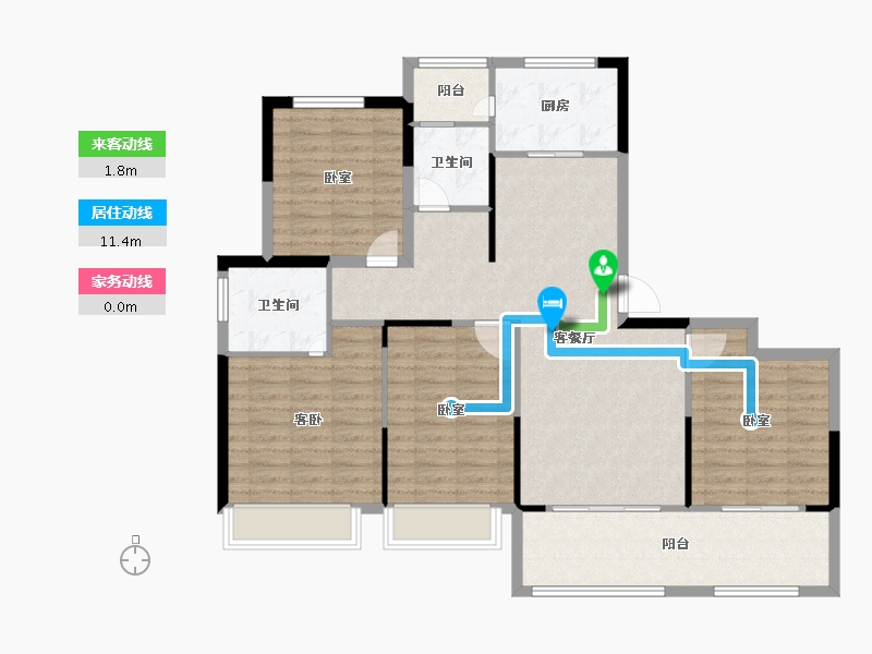 河南省-焦作市-学府壹号-112.00-户型库-动静线