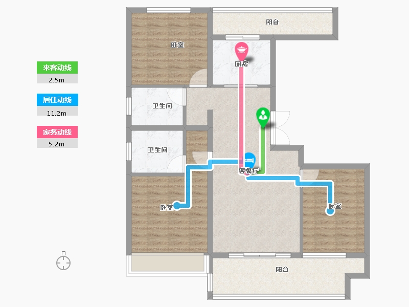 河南省-开封市-兰大豪庭-97.00-户型库-动静线