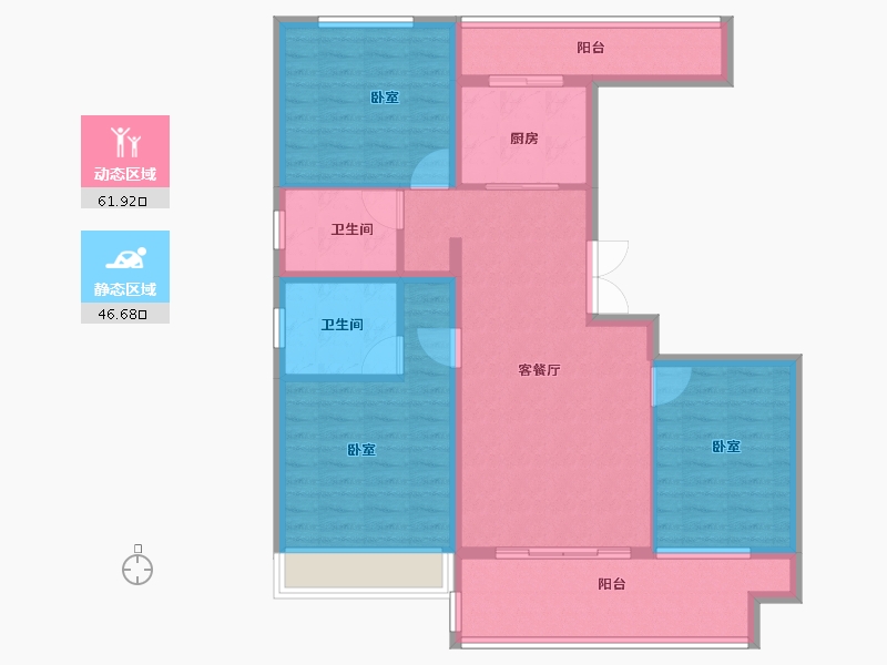 河南省-开封市-兰大豪庭-97.00-户型库-动静分区