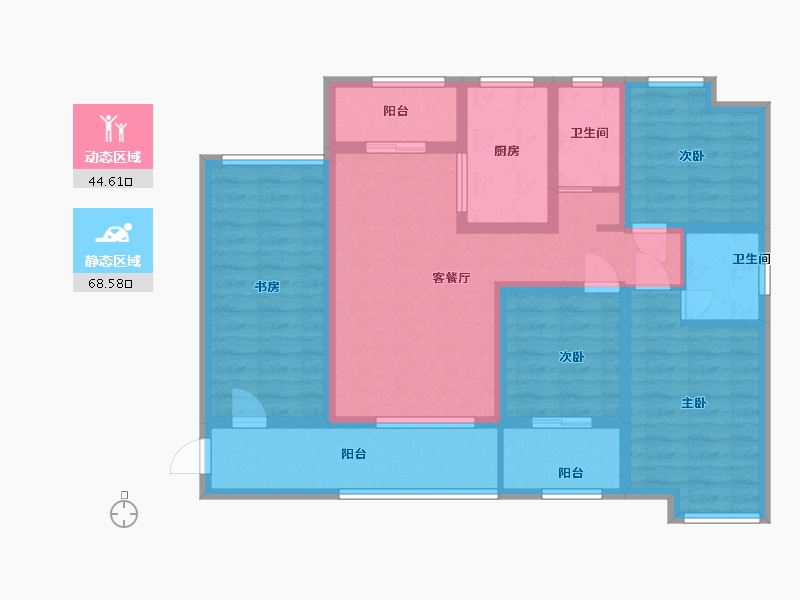 江西省-宜春市-宜春金沙广场-99.20-户型库-动静分区