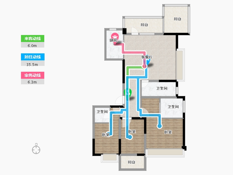 河南省-郑州市-亚星上湖嘉园-142.99-户型库-动静线