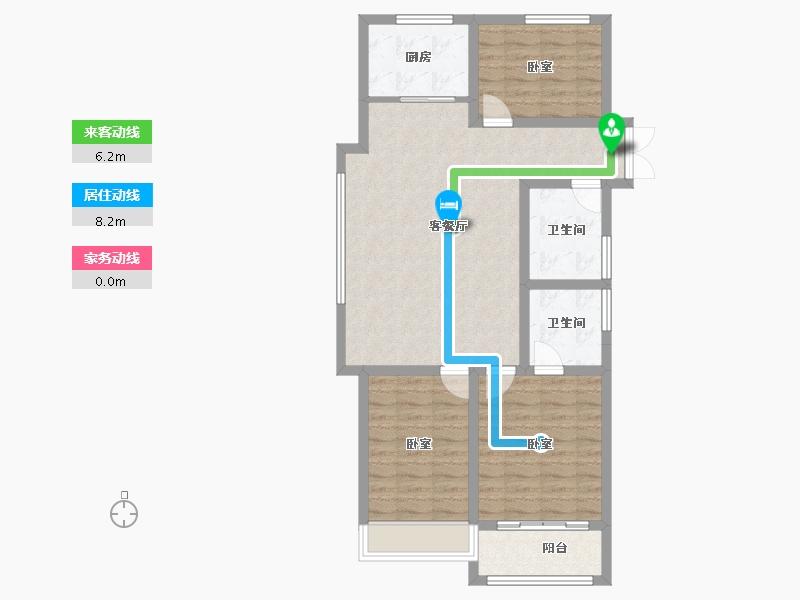 山东省-菏泽市-鑫源麗水城-89.77-户型库-动静线