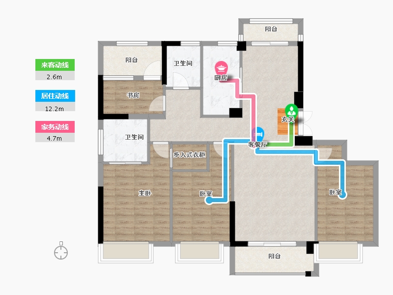 福建省-漳州市-瀚海五凤郡-114.29-户型库-动静线