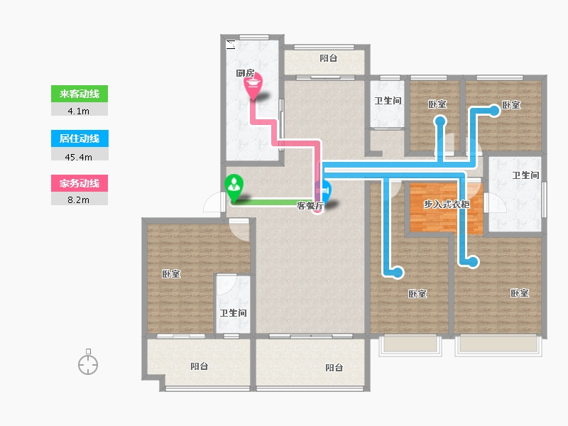 河南省-郑州市-碧桂园象府-226.00-户型库-动静线