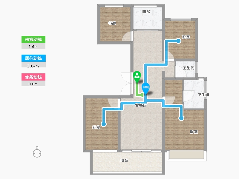 河南省-开封市-兰大豪庭-120.00-户型库-动静线