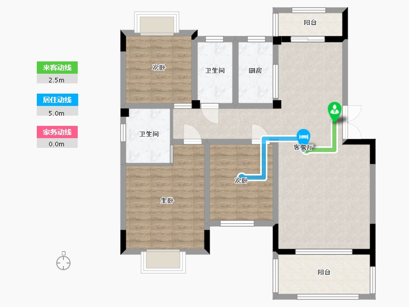 江西省-宜春市-都市江南-98.39-户型库-动静线