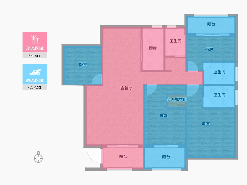 福建省-龙岩市-武平盛世鑫城-120.51-户型库-动静分区