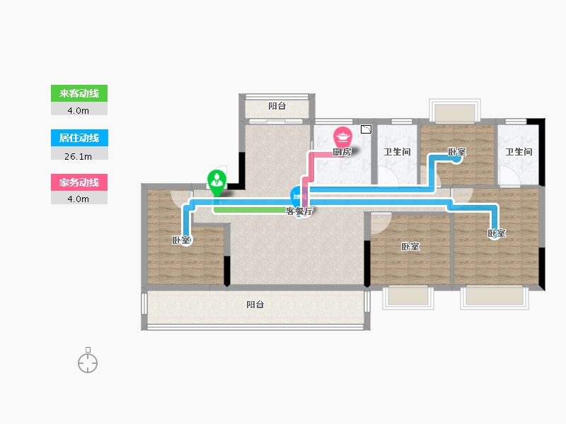 福建省-莆田市-三盛·中梁|璞悦风华-114.00-户型库-动静线