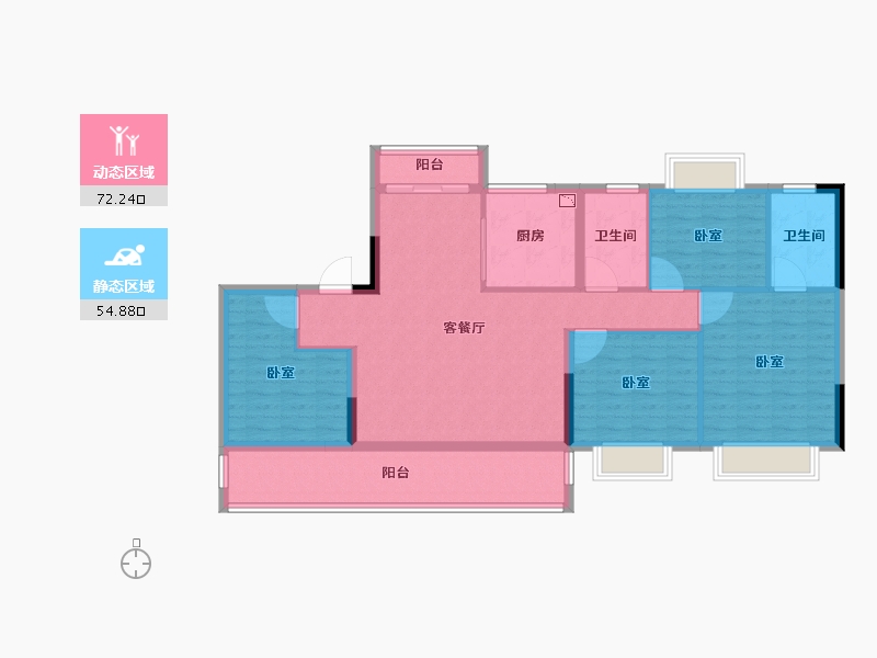 福建省-莆田市-三盛·中梁|璞悦风华-114.00-户型库-动静分区