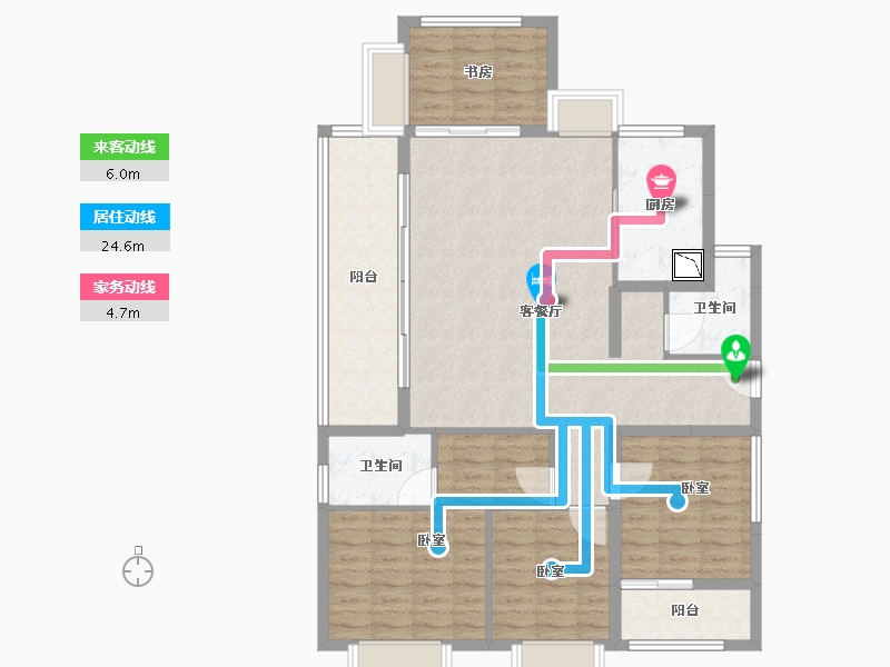 福建省-莆田市-建发·玉湖壹号-114.00-户型库-动静线