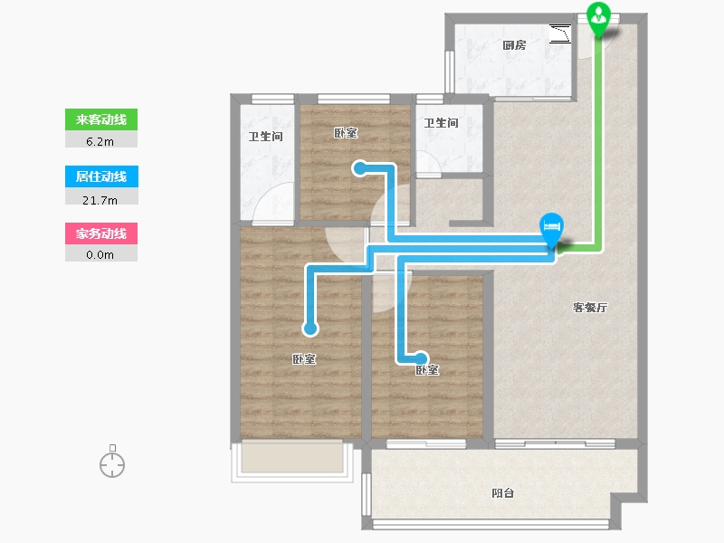 河南省-开封市-通许碧桂园-100.01-户型库-动静线