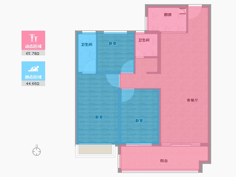 河南省-开封市-通许碧桂园-100.01-户型库-动静分区