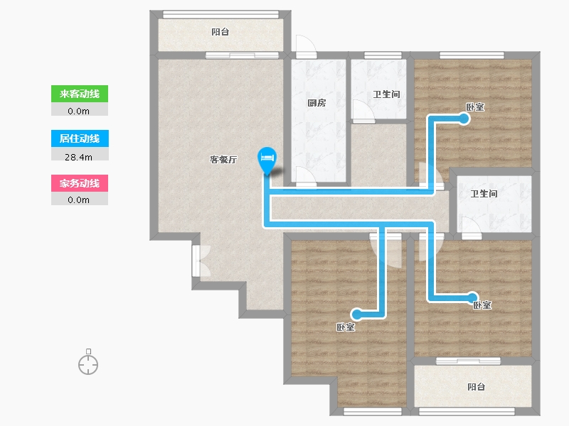 河南省-焦作市-东盛苑-111.10-户型库-动静线