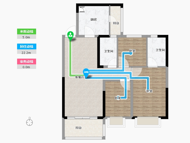 河南省-安阳市-安阳恒大翡翠华庭-98.00-户型库-动静线