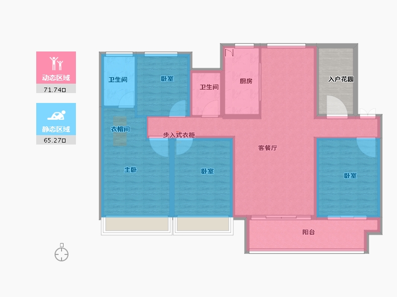 河南省-洛阳市-湖滨美院-130.57-户型库-动静分区