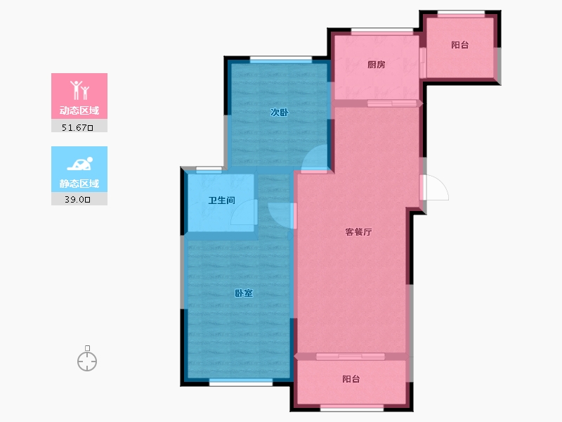 山东省-烟台市-万城澜郡-80.93-户型库-动静分区