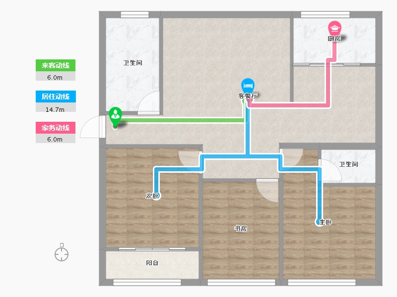 山东省-威海市-茂铭逸品学府-99.99-户型库-动静线