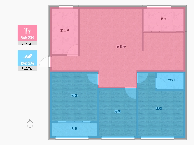 山东省-威海市-茂铭逸品学府-99.99-户型库-动静分区