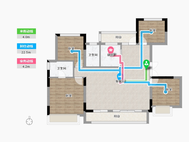 河南省-开封市-北大资源未名府-96.00-户型库-动静线