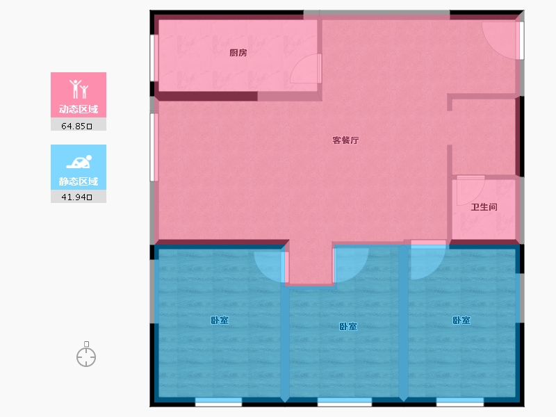 河南省-郑州市-城果-96.71-户型库-动静分区