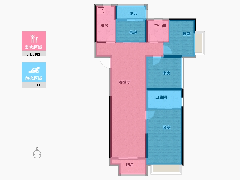 河南省-郑州市-朗悦公园道1号-112.00-户型库-动静分区