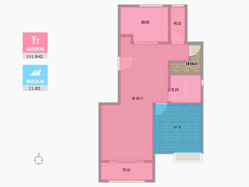 浙江省-绍兴市-恒大未来城-118.00-户型库-动静分区