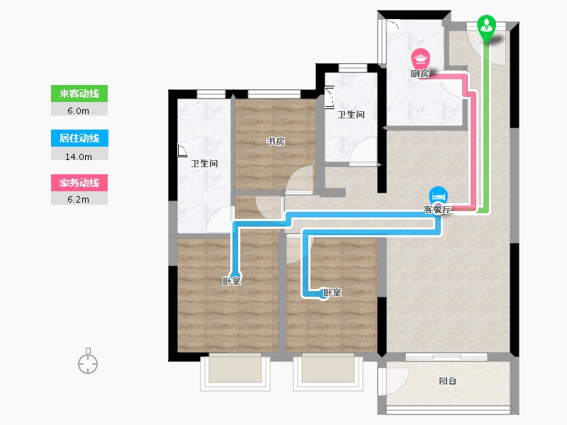 河南省-开封市-开封富力湾-77.13-户型库-动静线