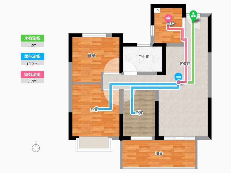 河南省-洛阳市-保利大都会-78.00-户型库-动静线