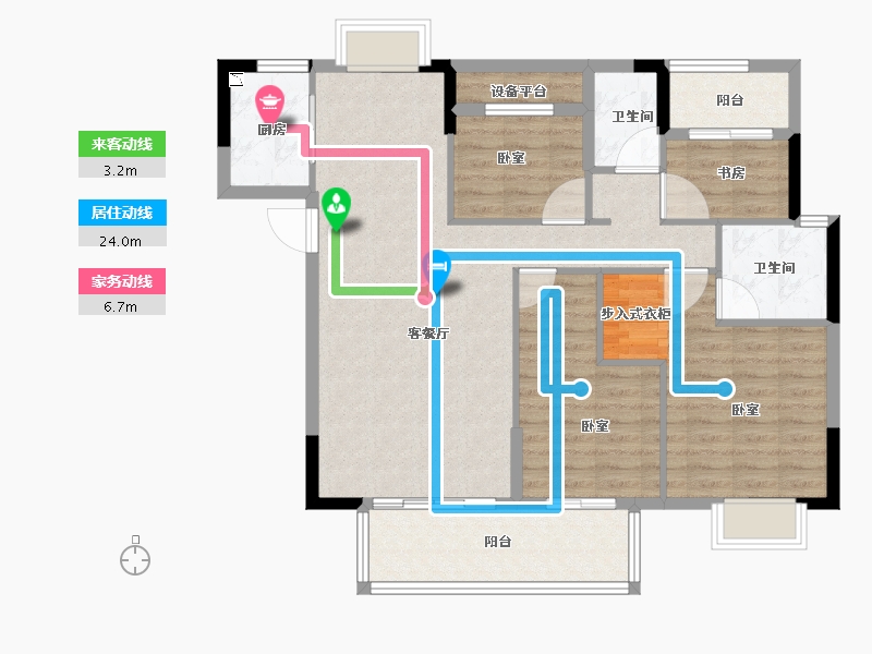 福建省-龙岩市-武平盛世鑫城-100.00-户型库-动静线