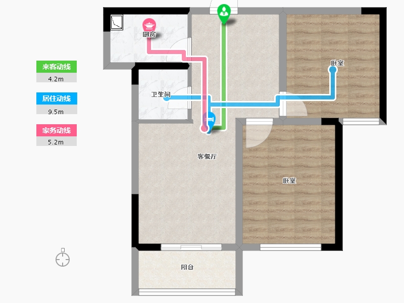 河南省-洛阳市-古都尚郡-69.00-户型库-动静线