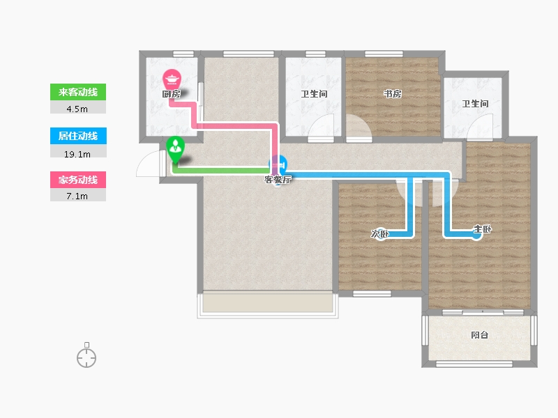 山东省-威海市-保利红叶谷-123.77-户型库-动静线