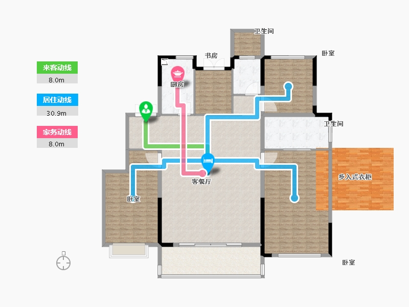 安徽省-合肥市-文一泰禾合肥院子-199.99-户型库-动静线