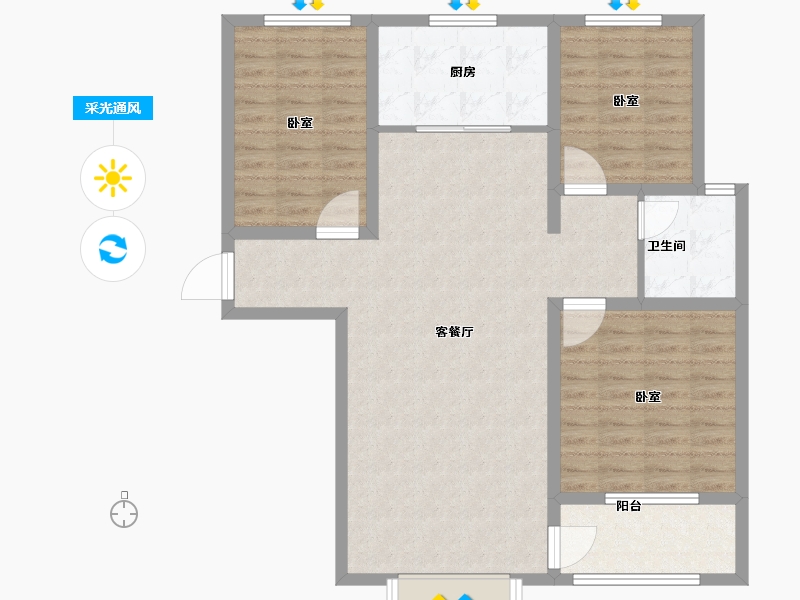 山东省-枣庄市-翰宏·铭筑-98.02-户型库-采光通风