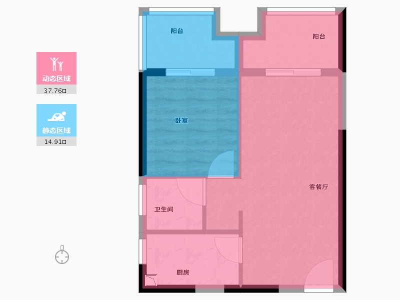 河南省-郑州市-美麟国际公馆-47.00-户型库-动静分区