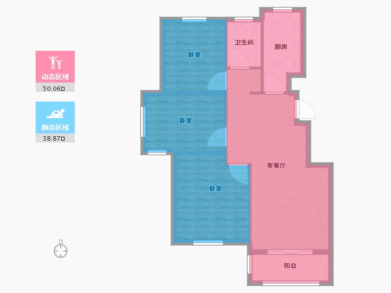 山东省-烟台市-侯至府-81.00-户型库-动静分区