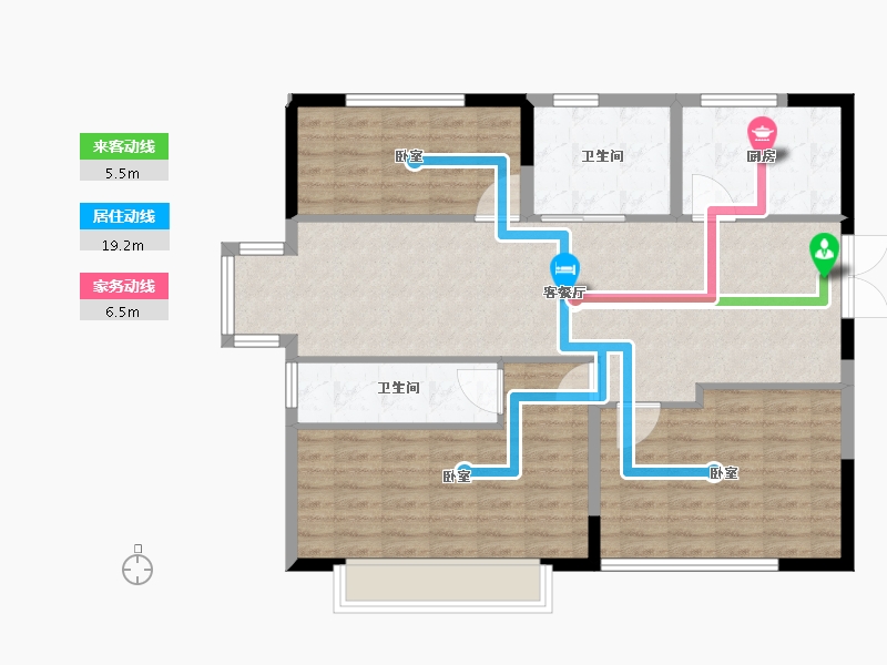 山东省-聊城市-荣盛锦绣学府-97.00-户型库-动静线