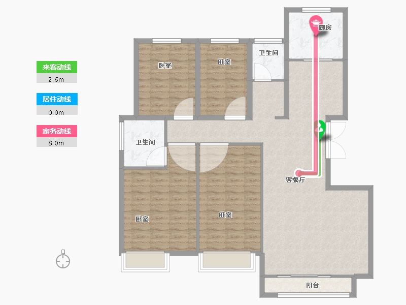 河南省-开封市-清风雅居-129.00-户型库-动静线