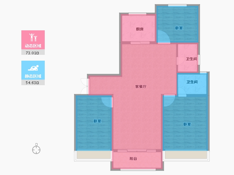 山东省-菏泽市-新洲欧洲城-116.00-户型库-动静分区