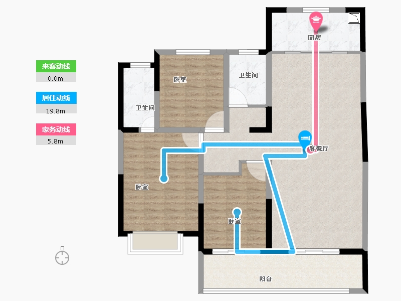 河南省-安阳市-佳田未来城和府-114.00-户型库-动静线