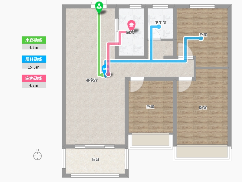 河南省-安阳市-泰和府-94.00-户型库-动静线