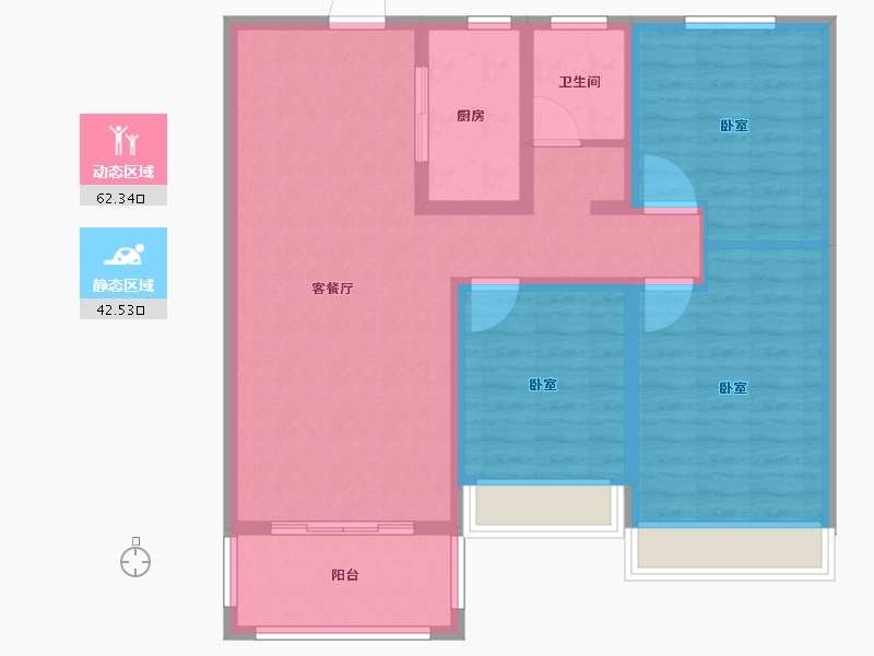 河南省-安阳市-泰和府-94.00-户型库-动静分区