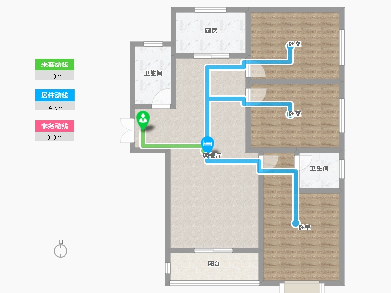 河南省-安阳市-宜居畅苑-108.11-户型库-动静线