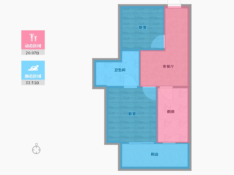 河南省-郑州市-世茂云尚城-48.00-户型库-动静分区