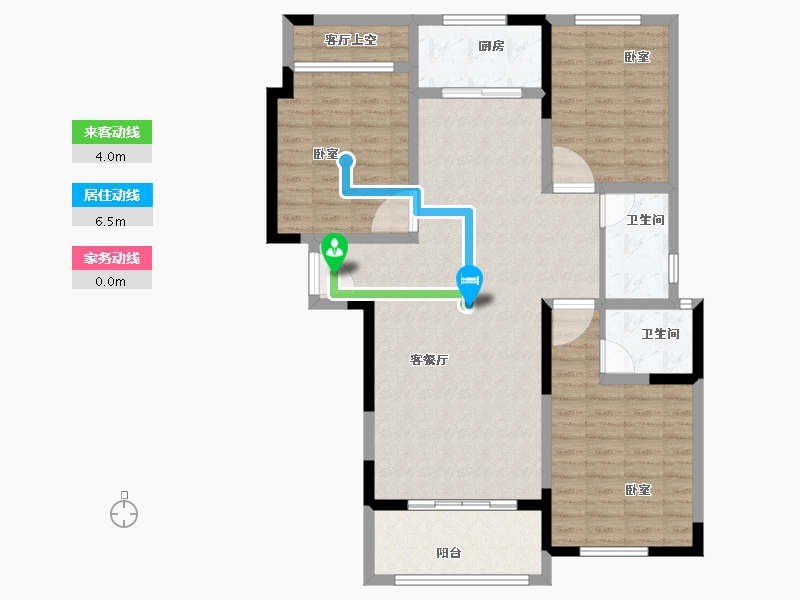 河南省-焦作市-太行明珠-106.00-户型库-动静线