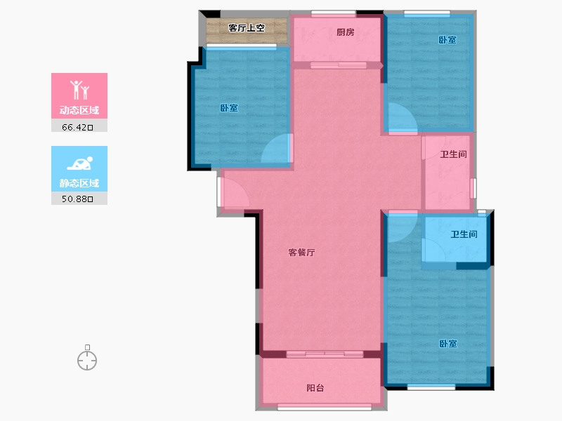 河南省-焦作市-太行明珠-106.00-户型库-动静分区